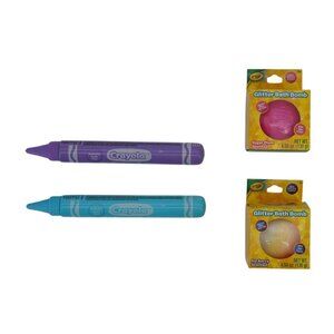 Crayola Washable Bath Fun Set – 2-Pack Washable Bath Pens (Galloping Grape & Wil
